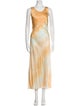 A.L.C. Tie-Dye Print Long Dress