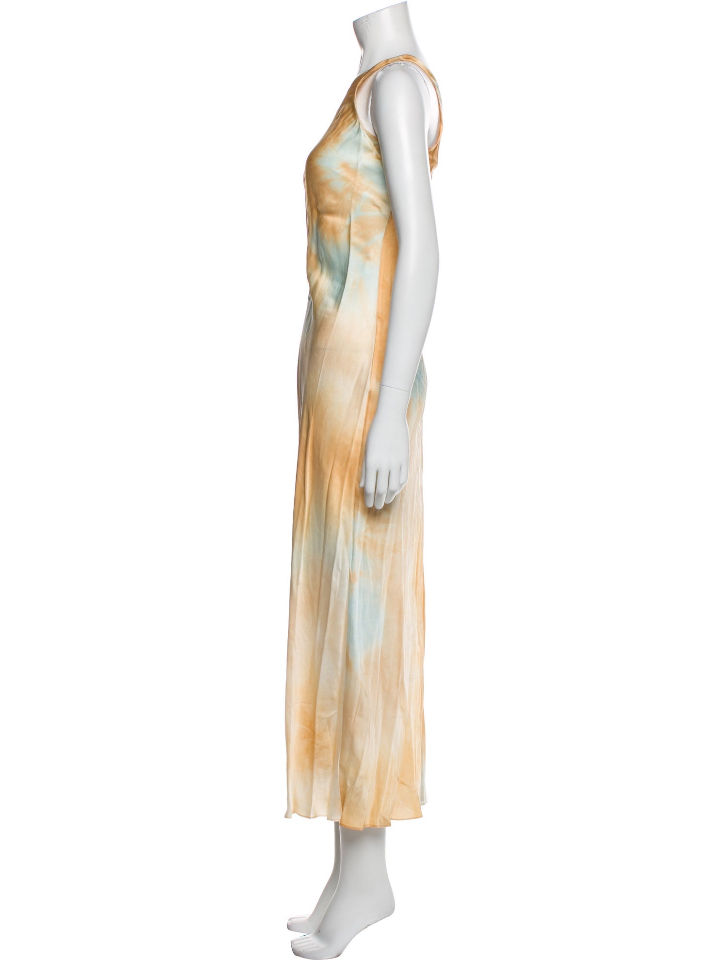 A.L.C. Tie-Dye Print Long Dress