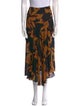 A.L.C. Silk Midi Length Skirt