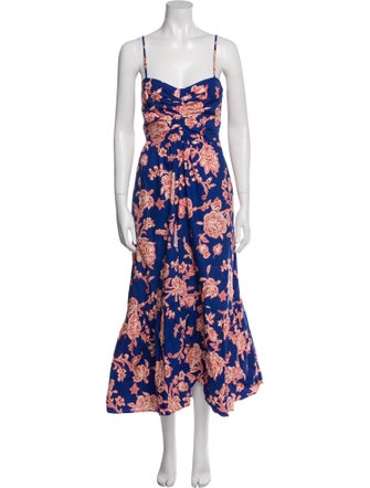 A.L.C. Floral Print Long Dress