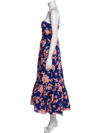 A.L.C. Floral Print Long Dress