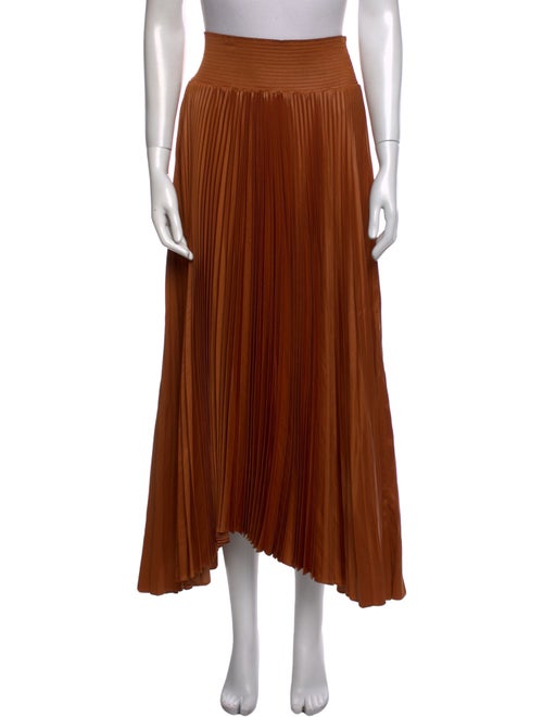 A.L.C. Pleated Accents Midi Length Skirt