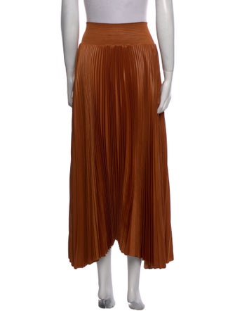 A.L.C. Pleated Accents Midi Length Skirt