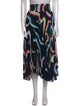 A.L.C. Printed Midi Length Skirt