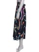 A.L.C. Printed Midi Length Skirt