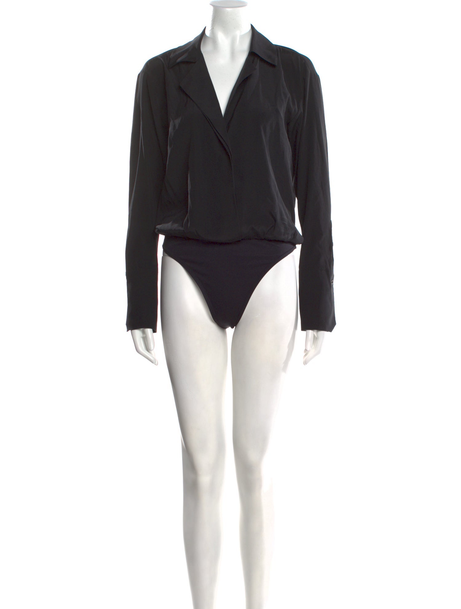 A.L.C. Silk Long Sleeve Bodysuit