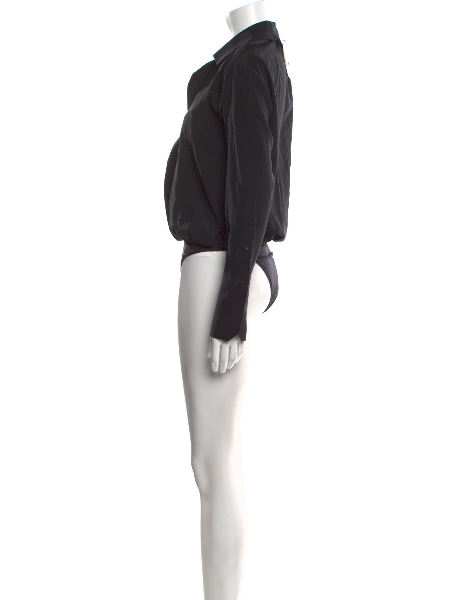 A.L.C. Silk Long Sleeve Bodysuit