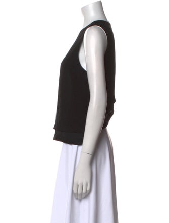 A.L.C. V-Neck Sleeveless Crop Top