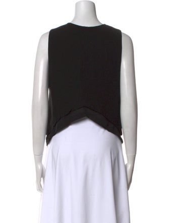 A.L.C. V-Neck Sleeveless Crop Top