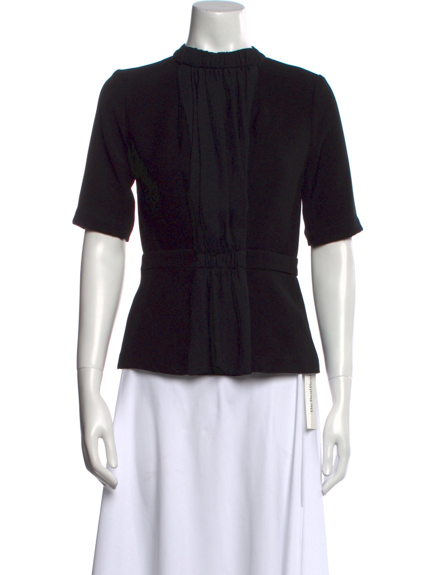 A.L.C. Mock Neck Short Sleeve Top