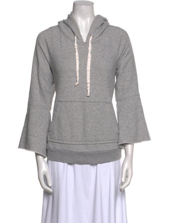 A.L.C. Crew Neck Three-Quarter Sleeve Sweatshirt