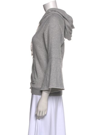 A.L.C. Crew Neck Three-Quarter Sleeve Sweatshirt