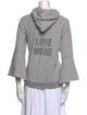 A.L.C. Crew Neck Three-Quarter Sleeve Sweatshirt