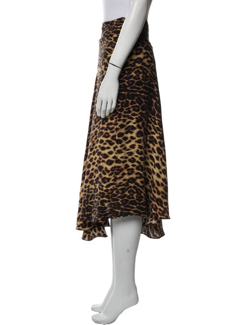 A.L.C. Silk Midi Length Skirt