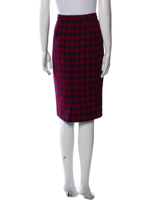 A.L.C. Plaid Print Knee-Length Skirt