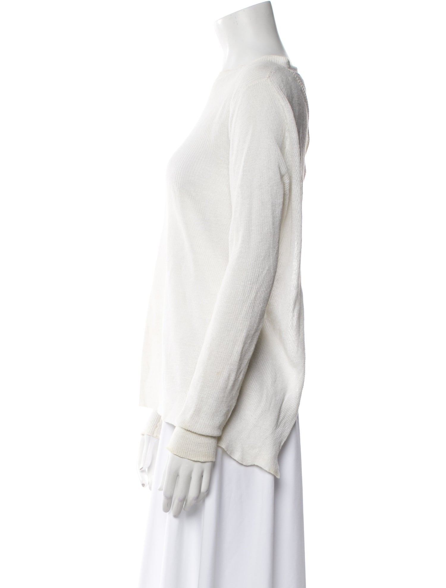 A.L.C. Bateau Neckline Long Sleeve Top