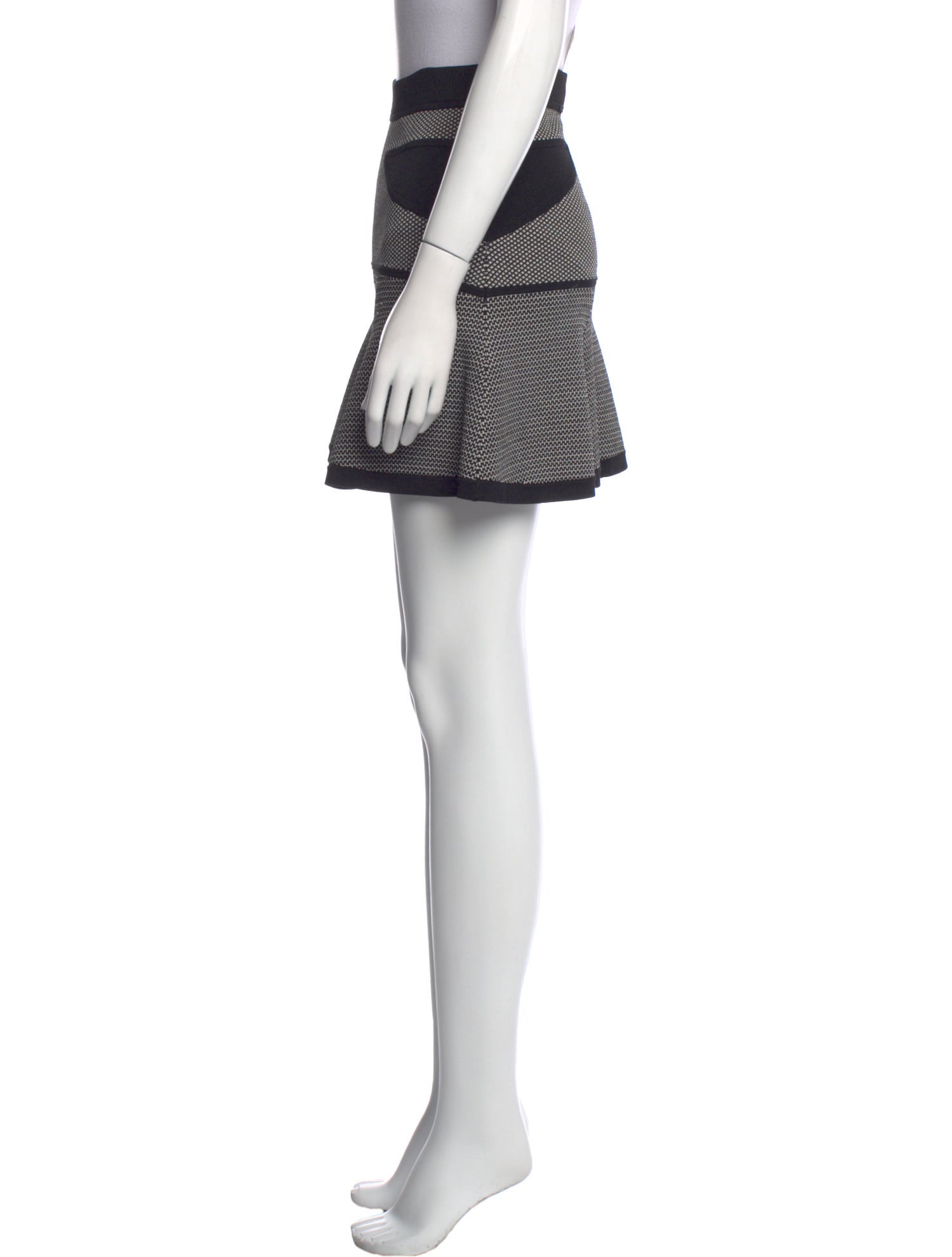 A.L.C. Printed Mini Skirt