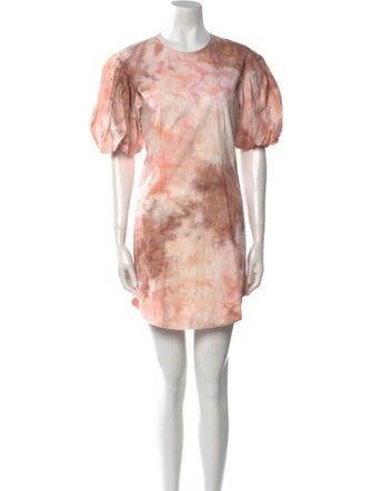 A.L.C. Tie-Dye Print Mini Dress