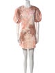 A.L.C. Tie-Dye Print Mini Dress