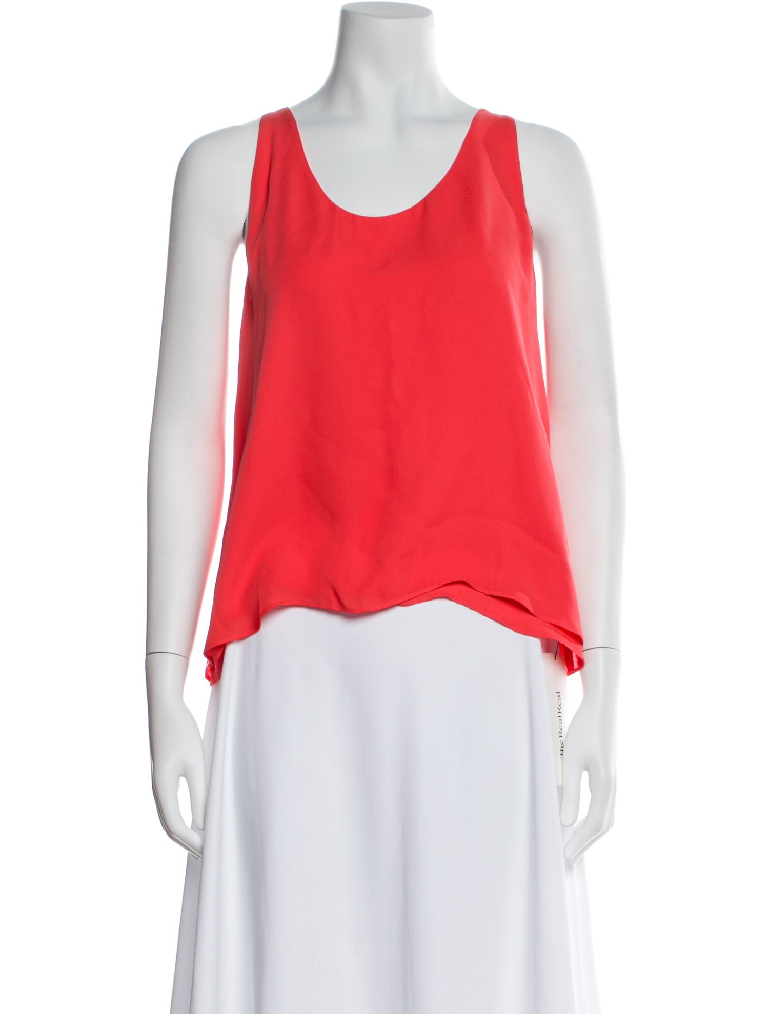 A.L.C. Silk Scoop Neck Top