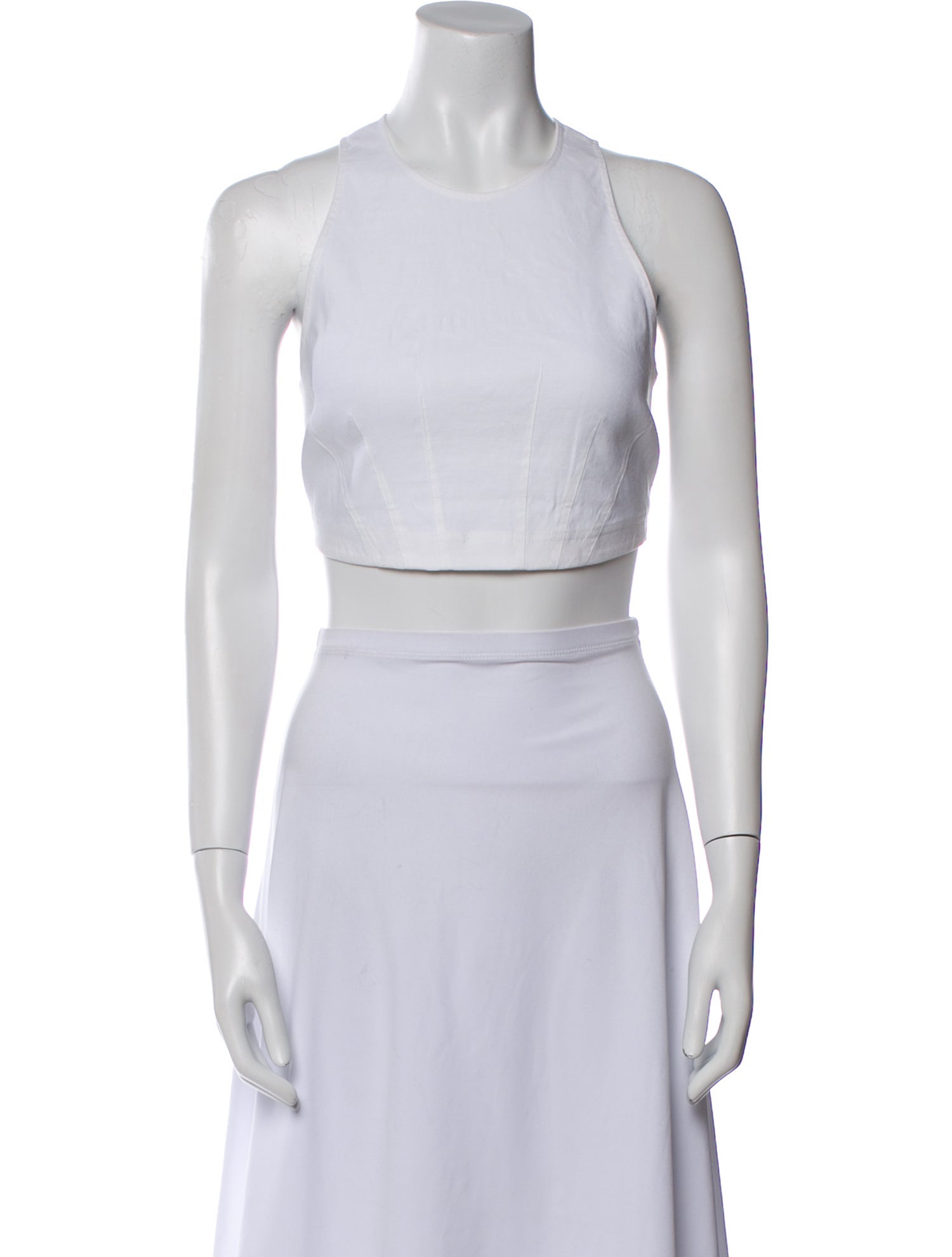 A.L.C. Halterneck Sleeveless Crop Top
