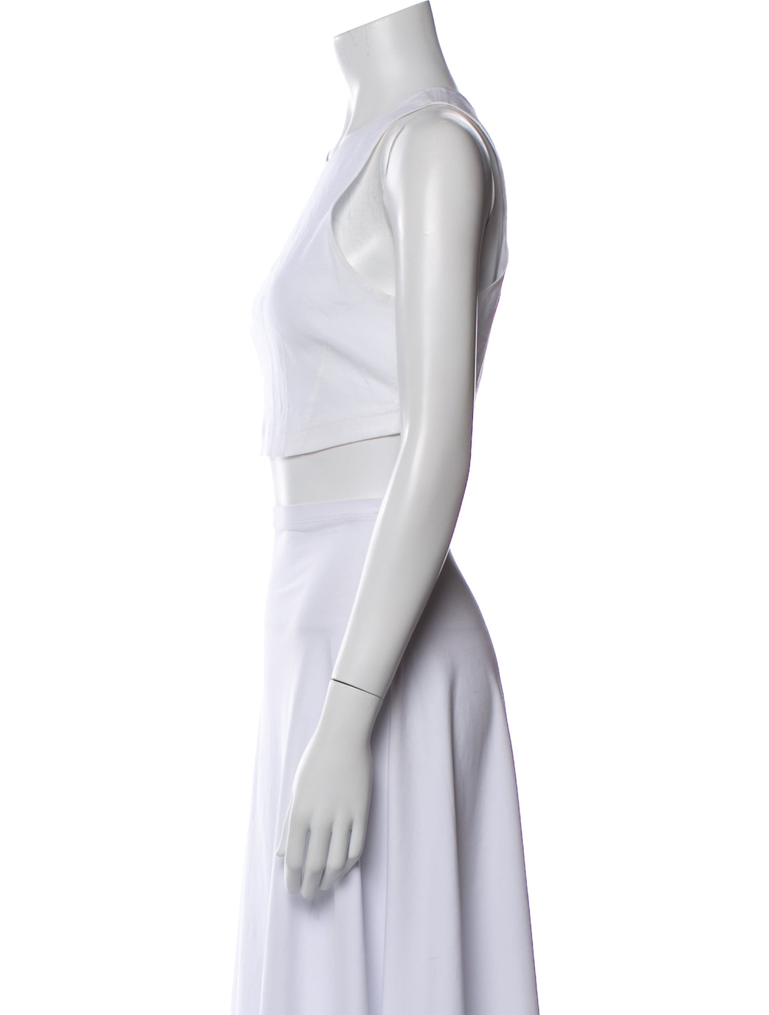 A.L.C. Halterneck Sleeveless Crop Top