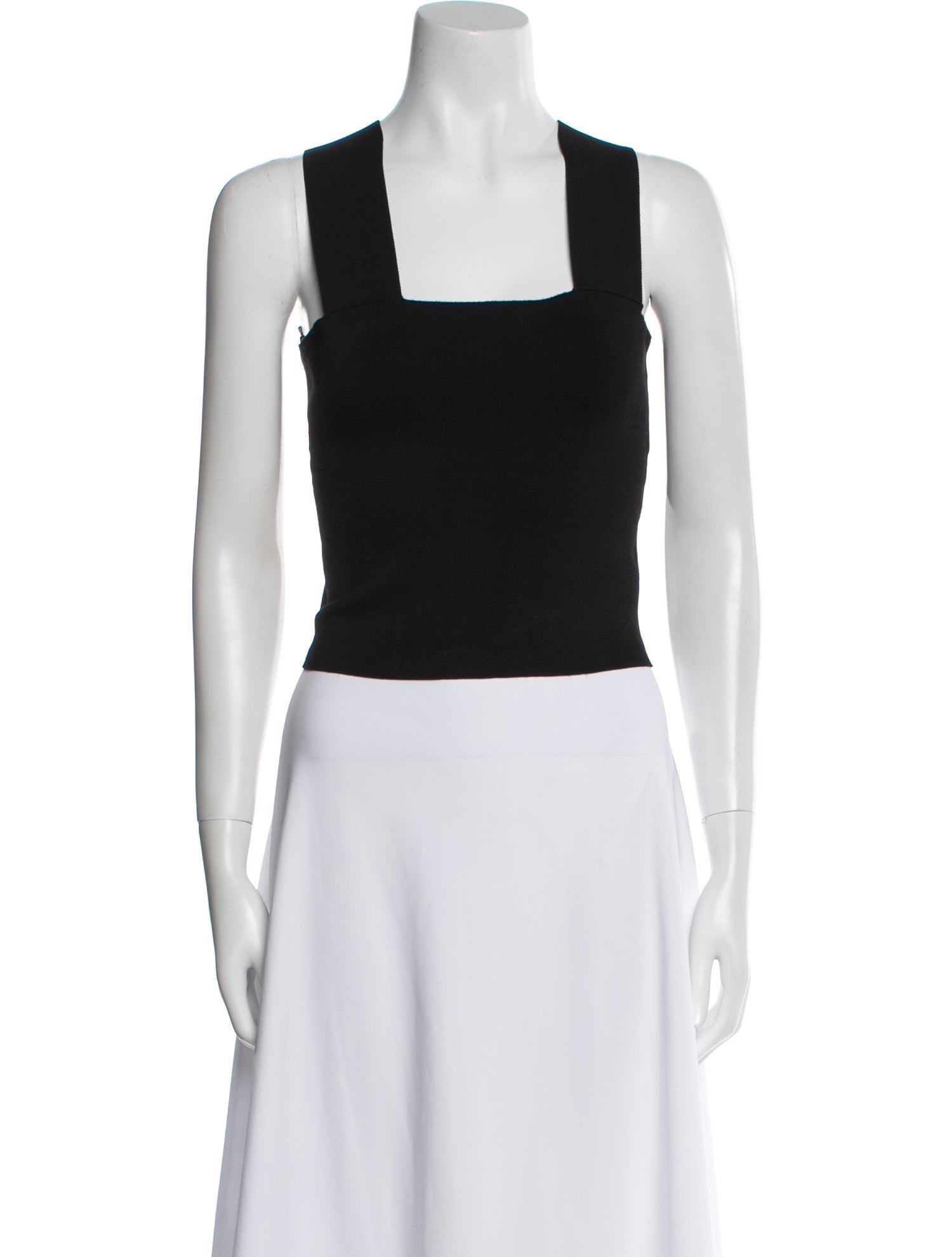 A.L.C. Square Neckline Sleeveless Crop Top