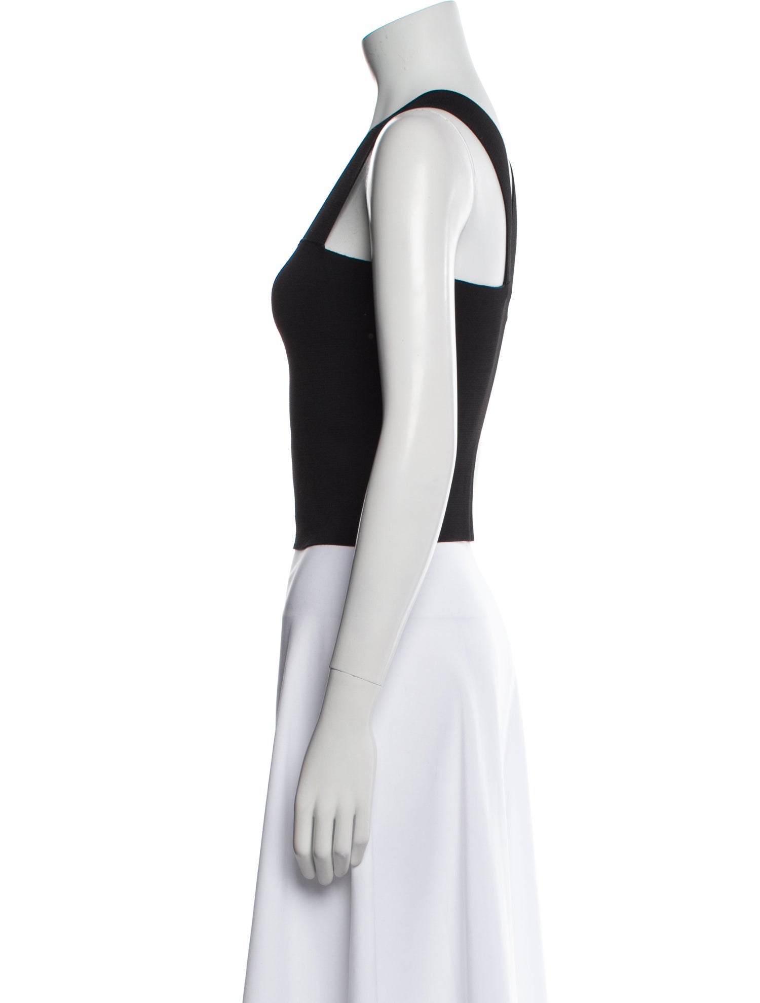 A.L.C. Square Neckline Sleeveless Crop Top
