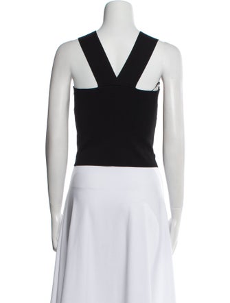 A.L.C. Square Neckline Sleeveless Crop Top