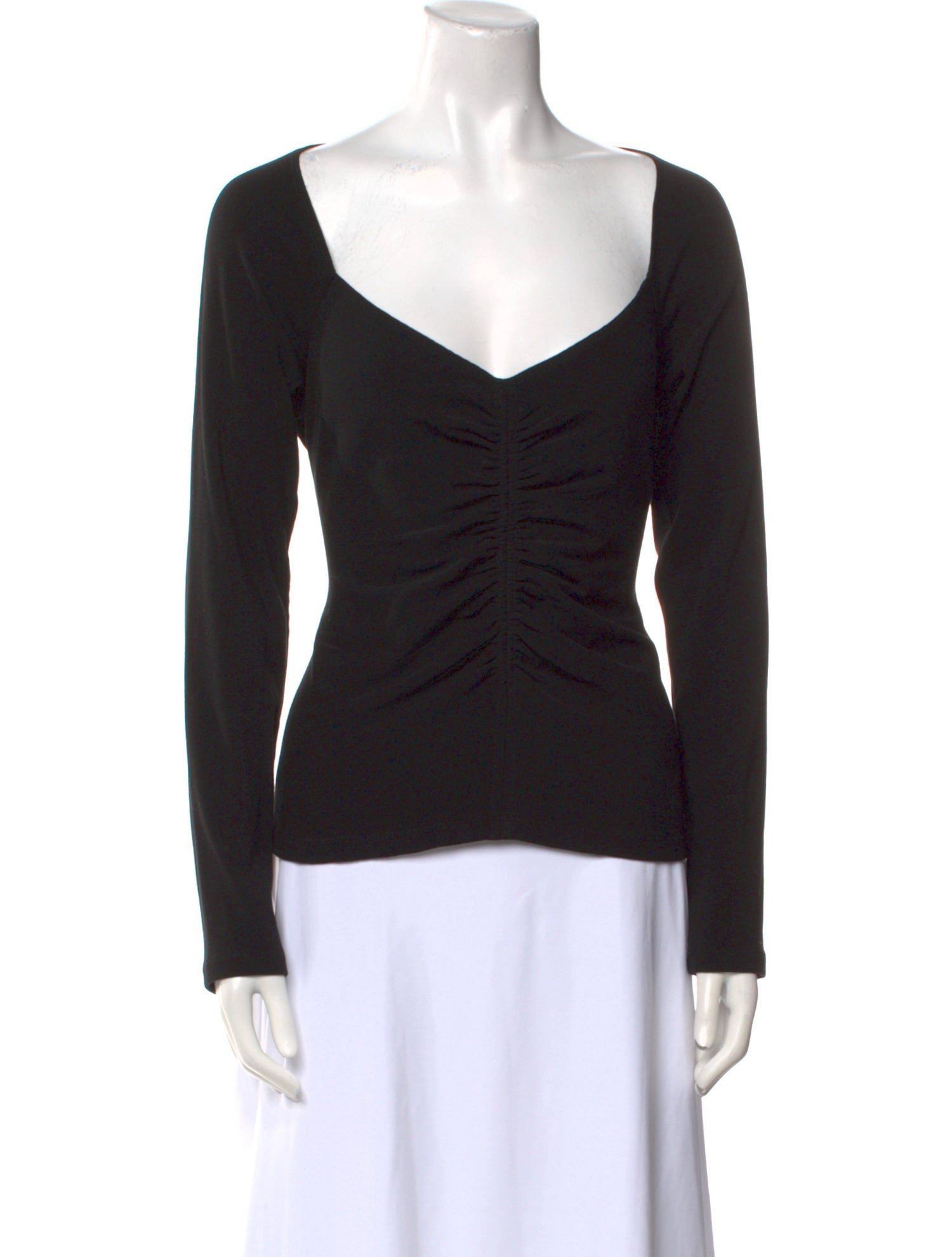 A.L.C. V-Neck Long Sleeve Top