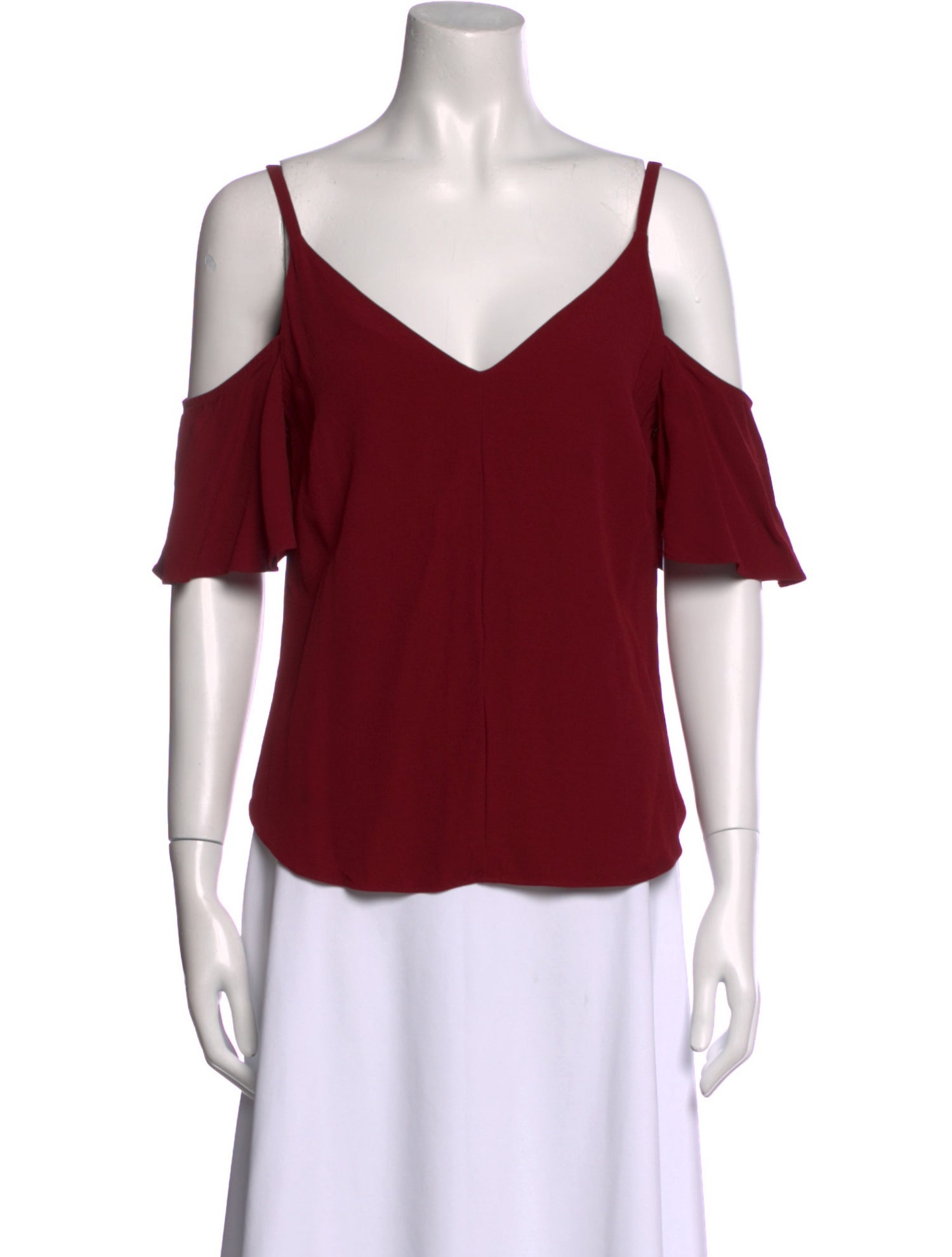 A.L.C. V-Neck Short Sleeve Top