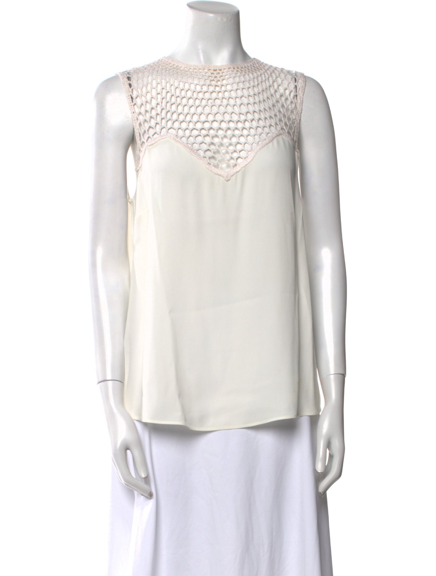 A.L.C. Crew Neck Sleeveless Blouse