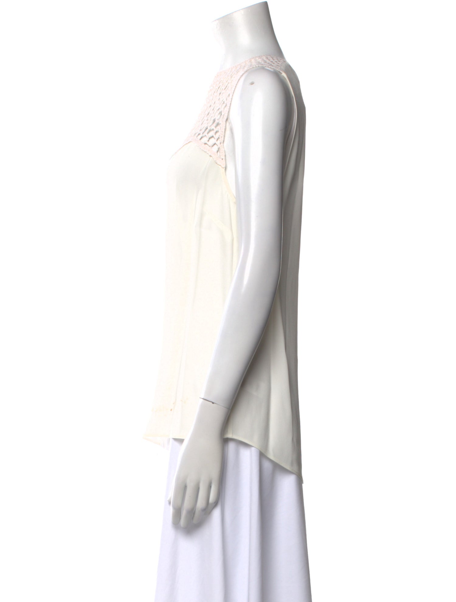 A.L.C. Crew Neck Sleeveless Blouse