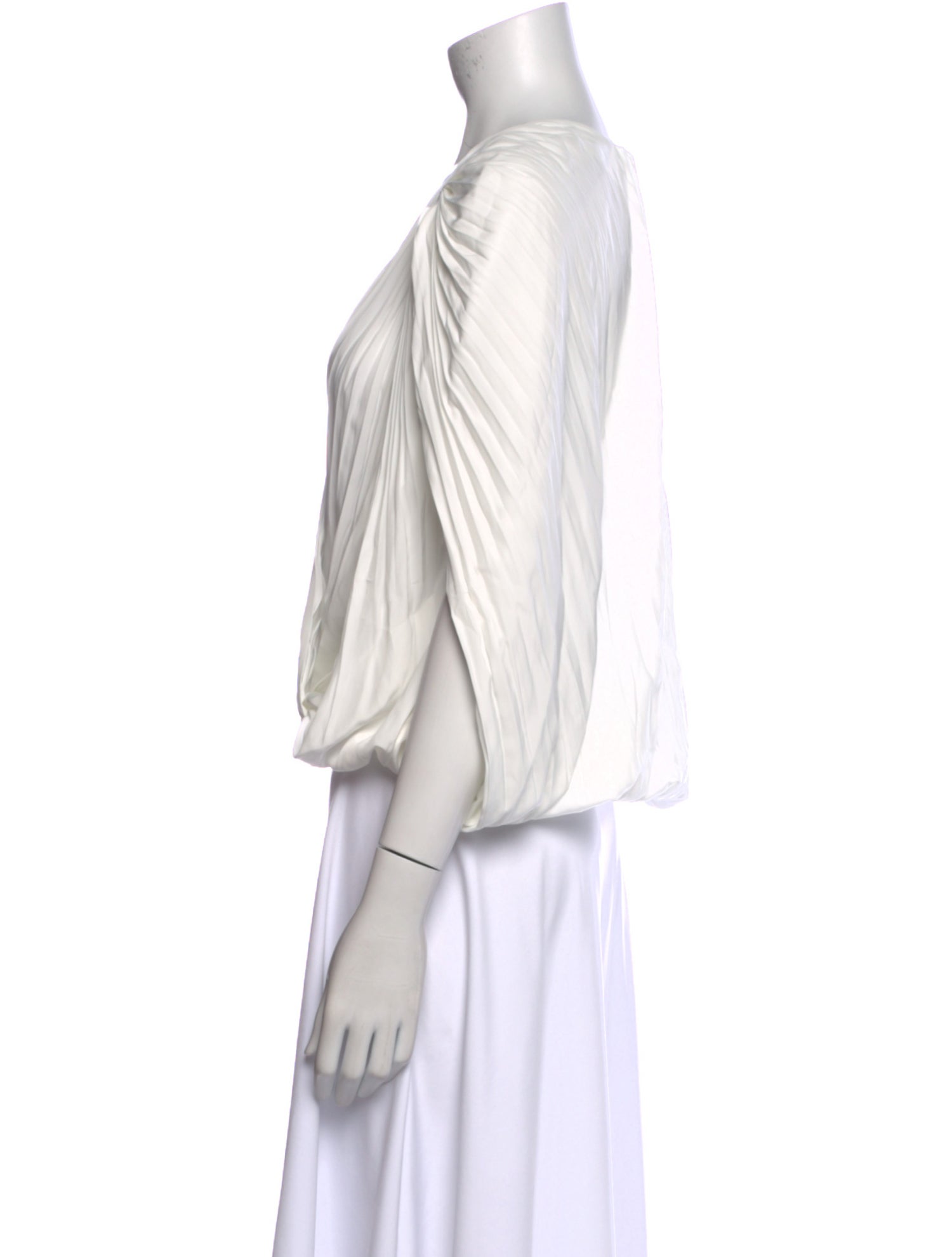 A.L.C. V-Neck Three-Quarter Sleeve Crop Top w/ Tags