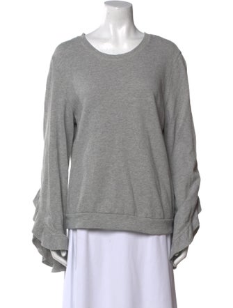A.L.C. Scoop Neck Long Sleeve Sweatshirt