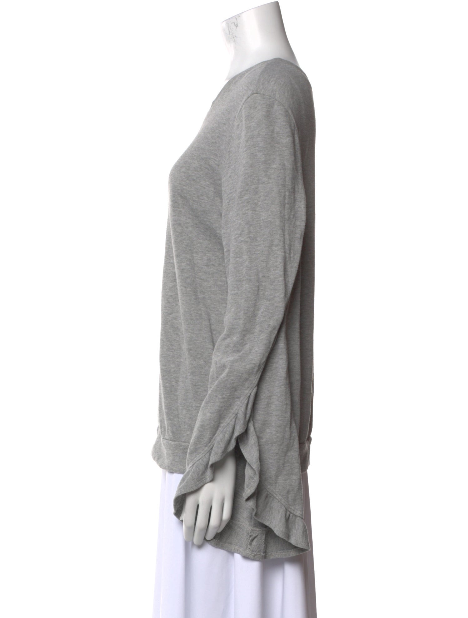 A.L.C. Scoop Neck Long Sleeve Sweatshirt