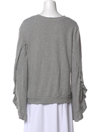 A.L.C. Scoop Neck Long Sleeve Sweatshirt