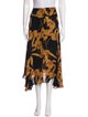 A.L.C. Silk Midi Length Skirt
