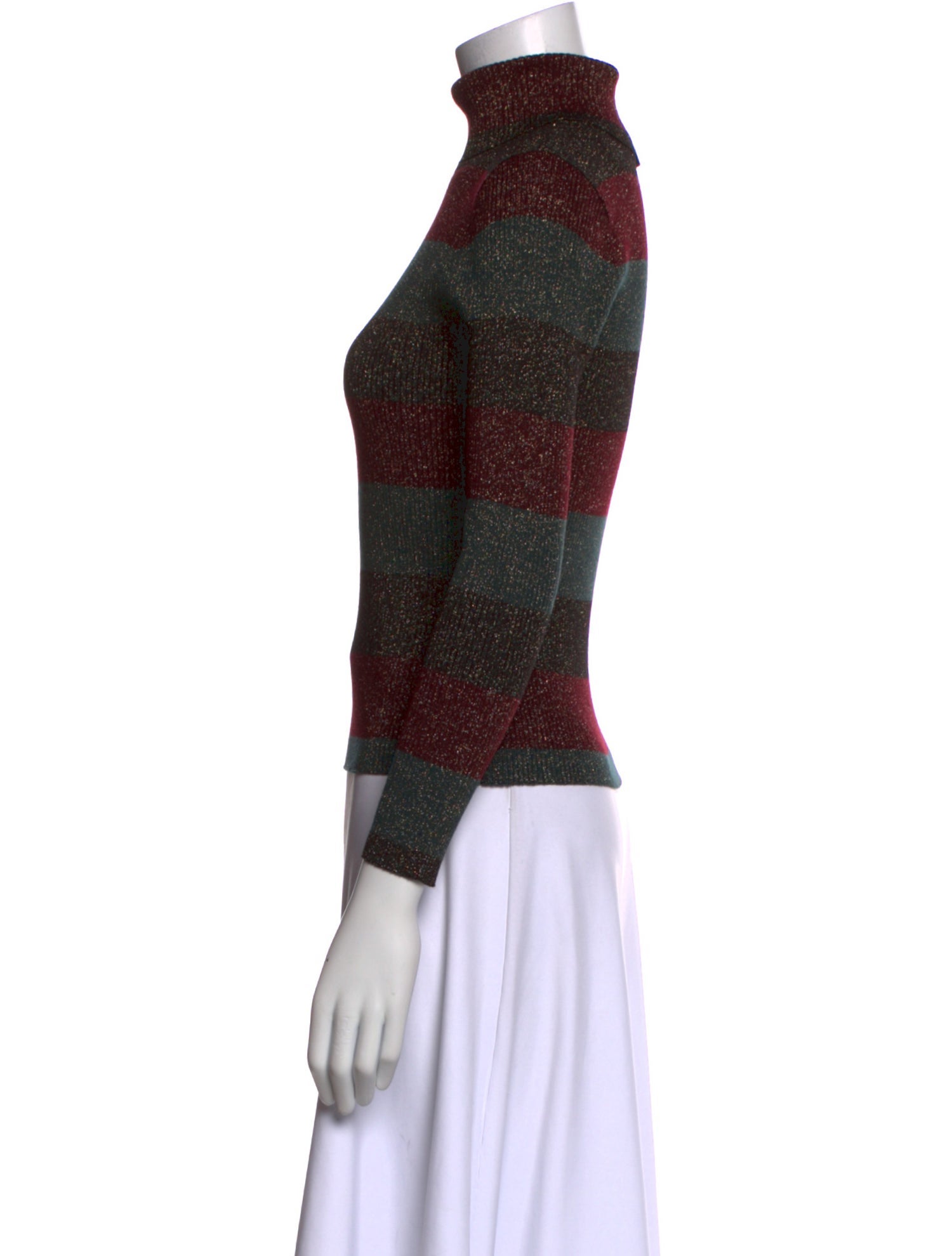 A.L.C. Merino Wool Striped Top