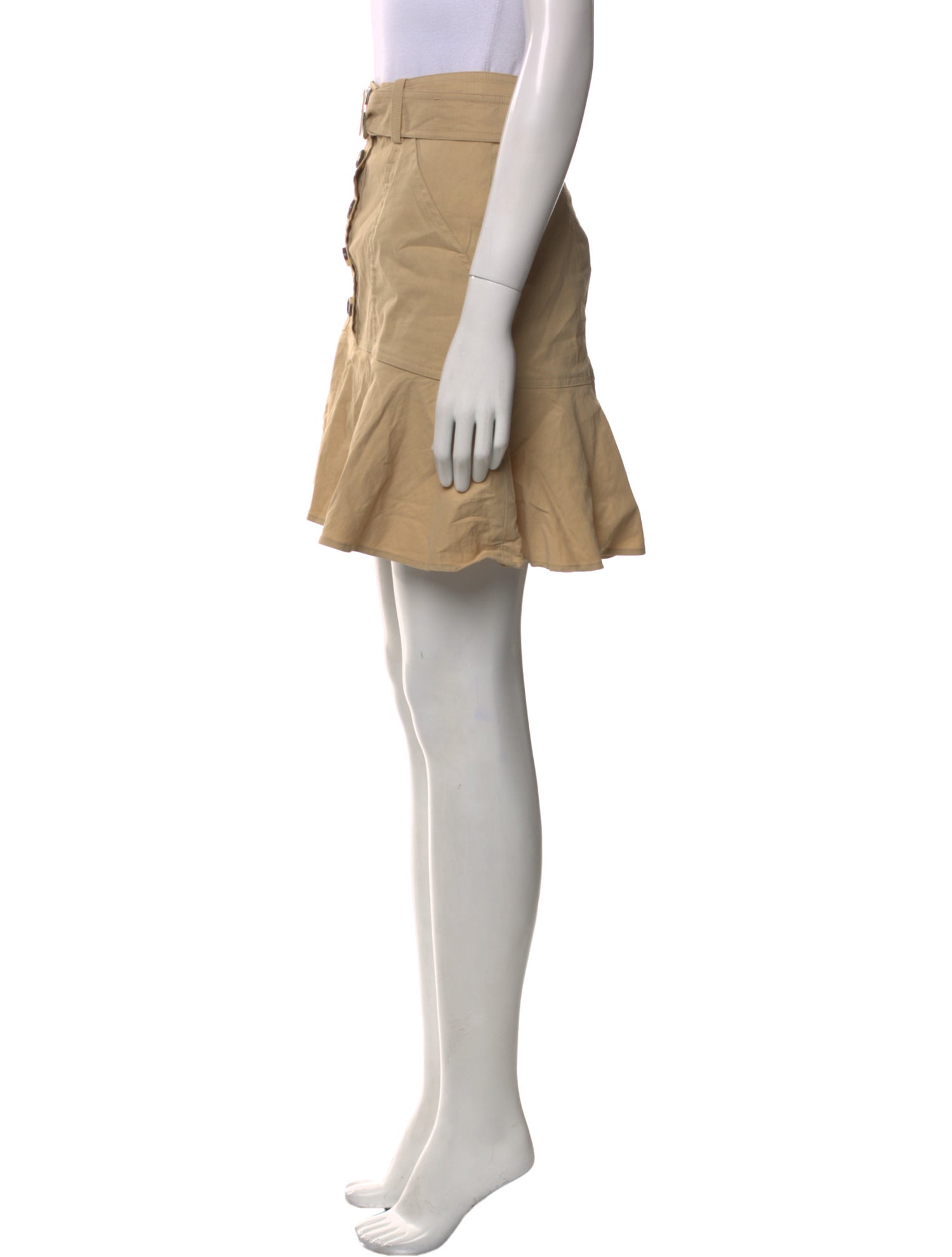 A.L.C. Ruffle Embellishment Mini Skirt