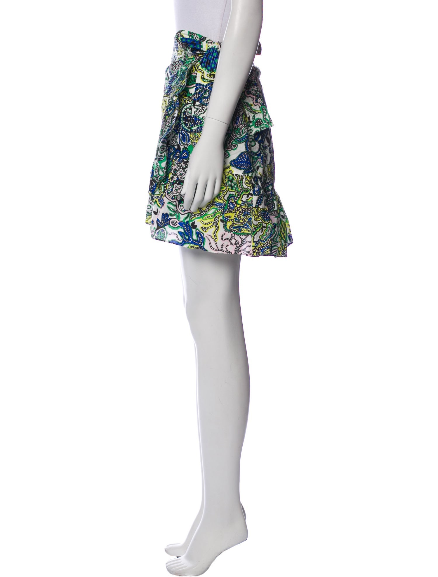 A.L.C. Printed Mini Skirt