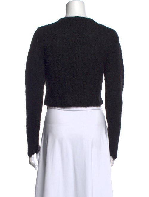 A.L.C. Alpaca Crew Neck Crop Top