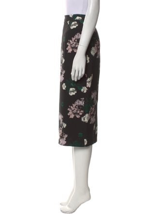 A.L.C. Silk Midi Length Skirt