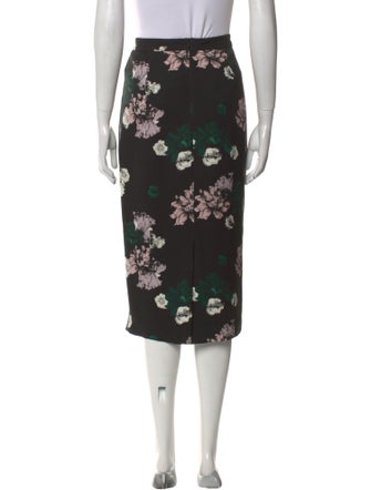 A.L.C. Silk Midi Length Skirt