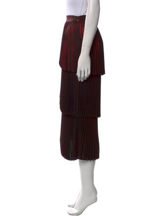 A.L.C. Pleated Accents Midi Length Skirt