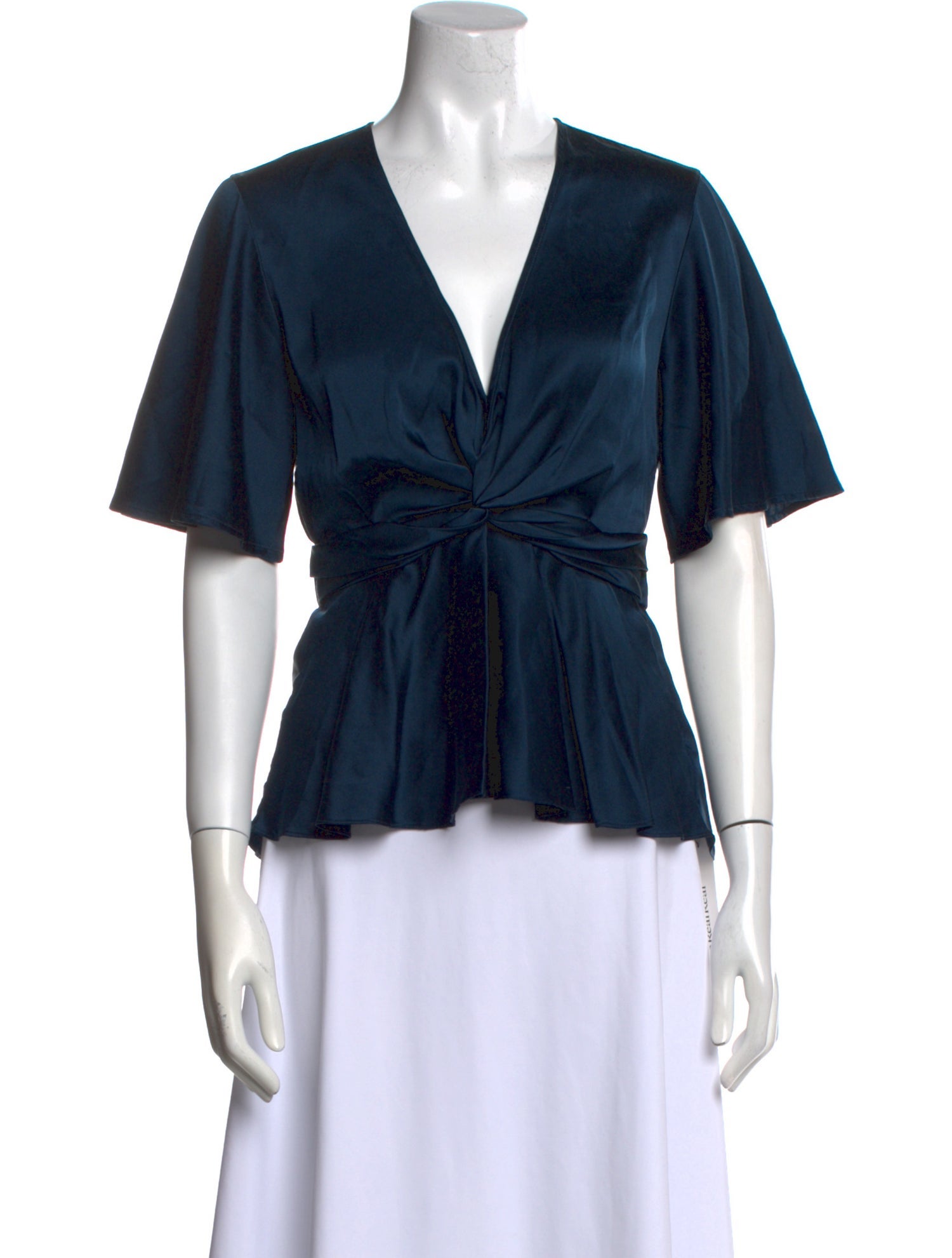 A.L.C. Silk V-Neck Top