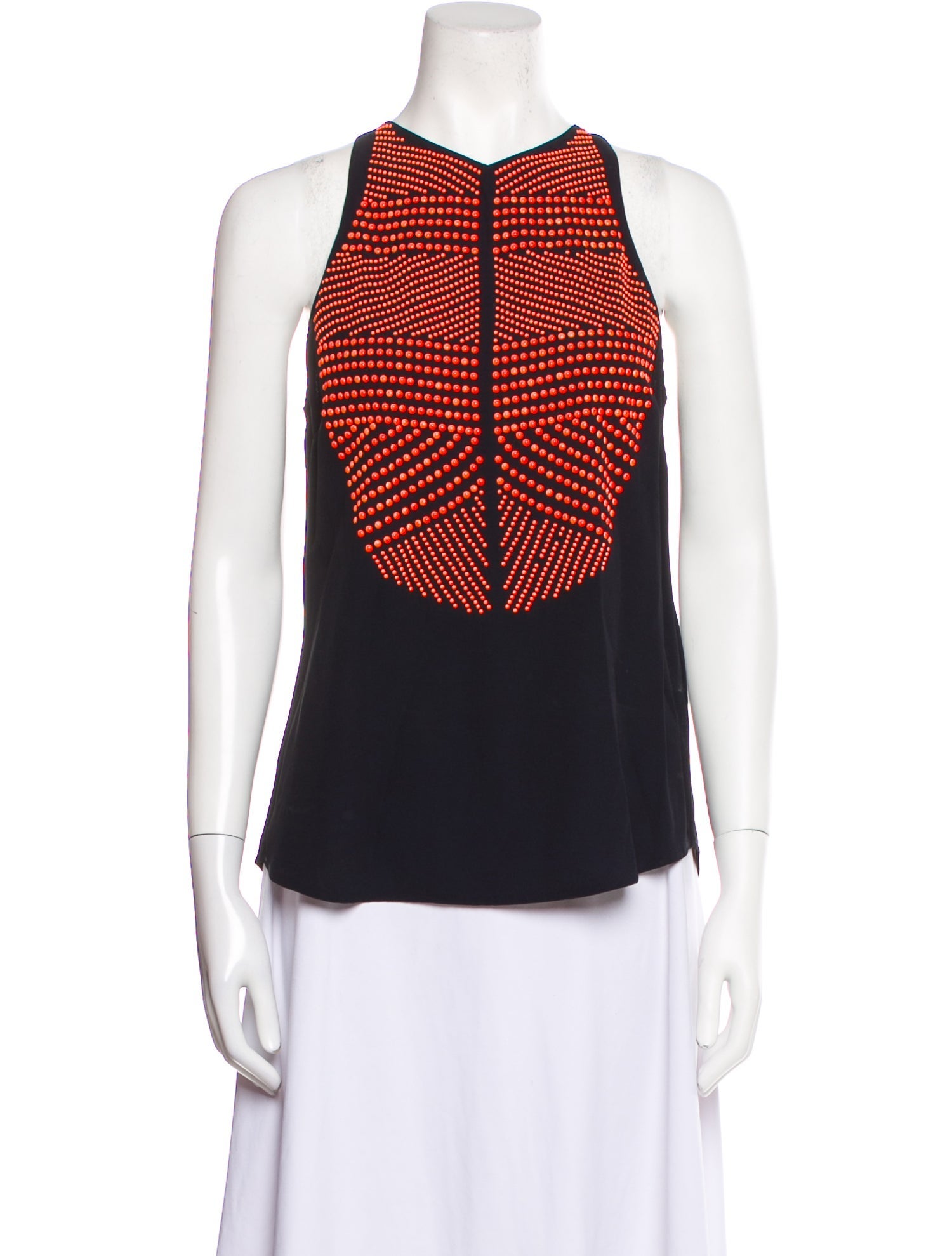 A.L.C. Printed Halterneck Top