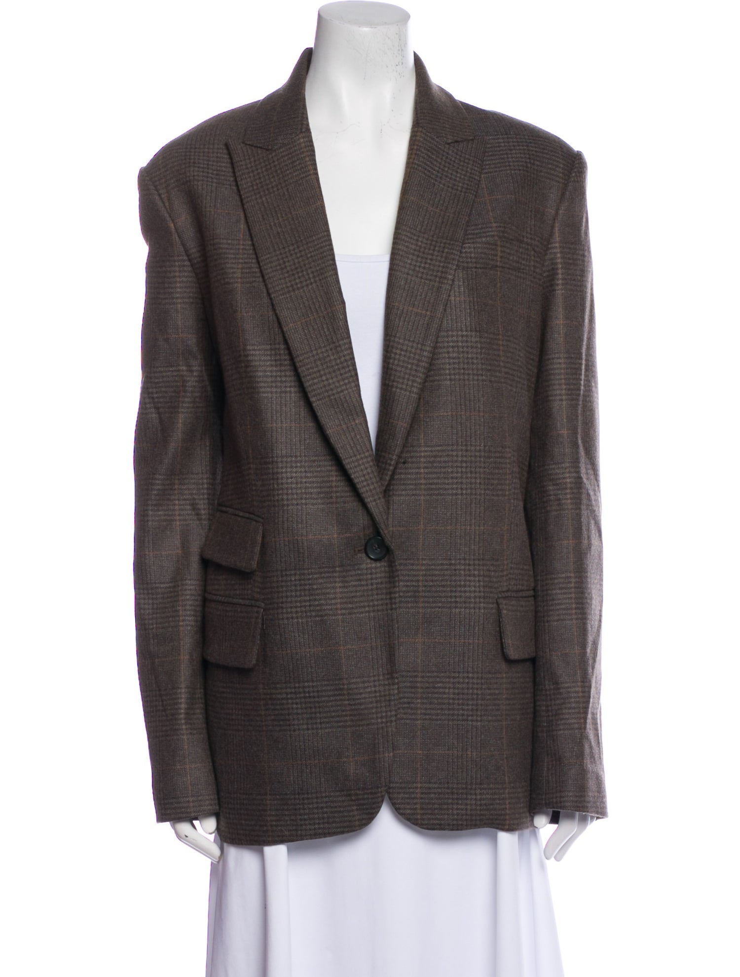 A.L.C. Wool Plaid Print Blazer w/ Tags