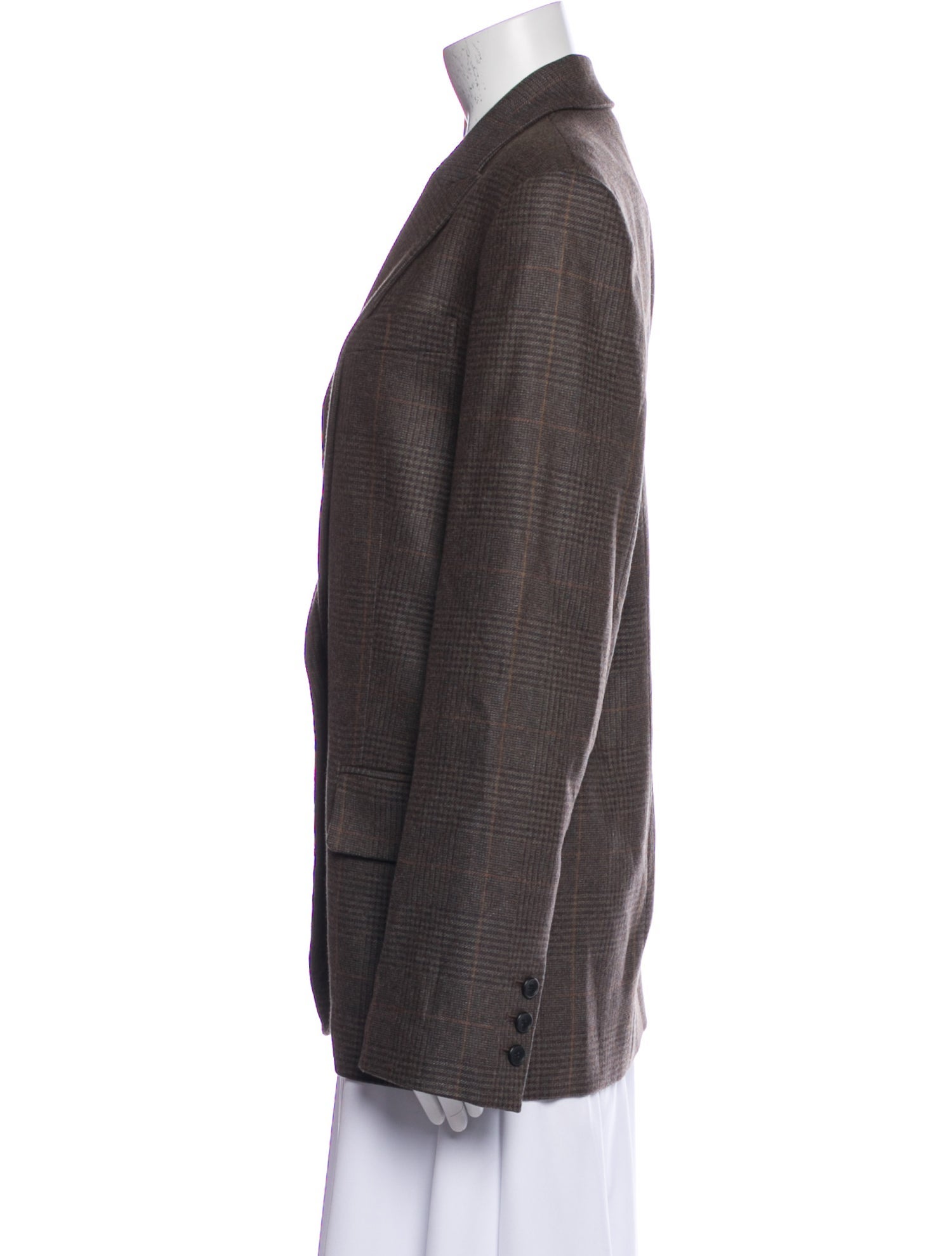 A.L.C. Wool Plaid Print Blazer w/ Tags