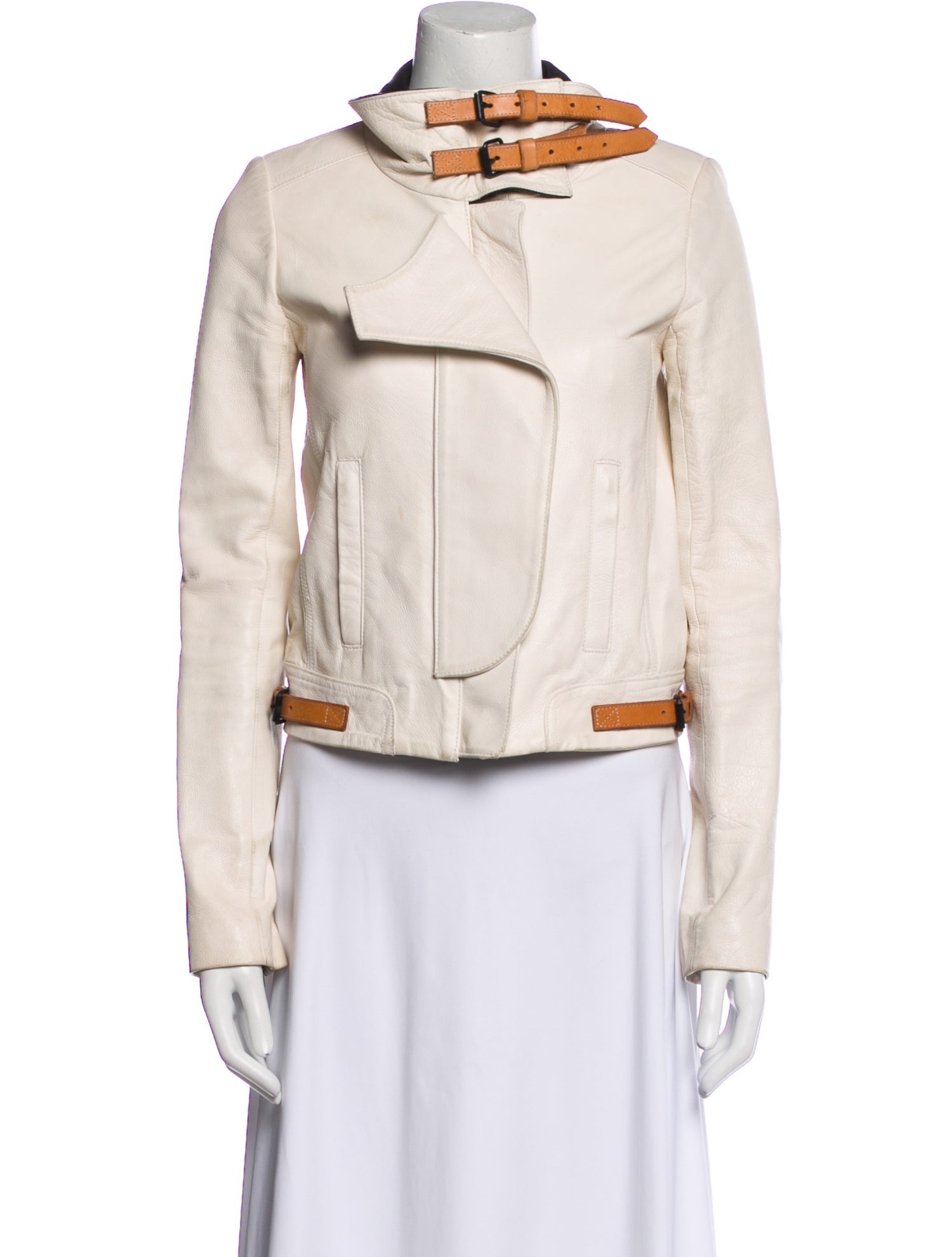 A.L.C. Calf Leather Biker Jacket